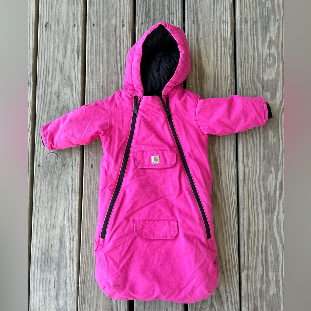 Carhartt baby girl winter suit.